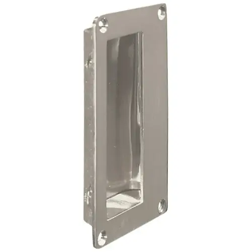 Flush Pull, for Sliding Doors, 95 mm Recess Suitable for sliding and folding timber doors, Matt nickel Nickel plated, matt