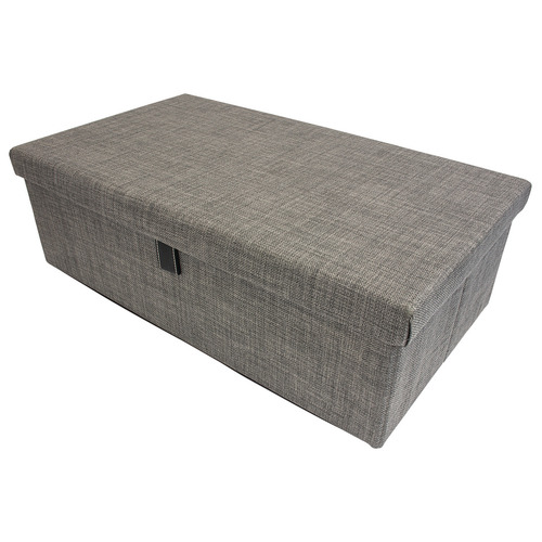 Storage Box, TAG ENGAGE 596.9 x 342.9 x 188 mm 23 1/2" Slate fabric, 24" Slate gray