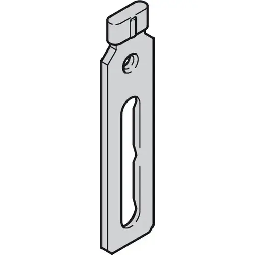 Top Guide, with Straight Arm, Infront galvanized steel Zinc plated