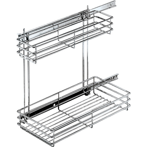 Under-Sink Storage, Base Pull-Out Steel, (D x W x H) 217 x 470 x 420 mm Chrome plated, Chrome plated