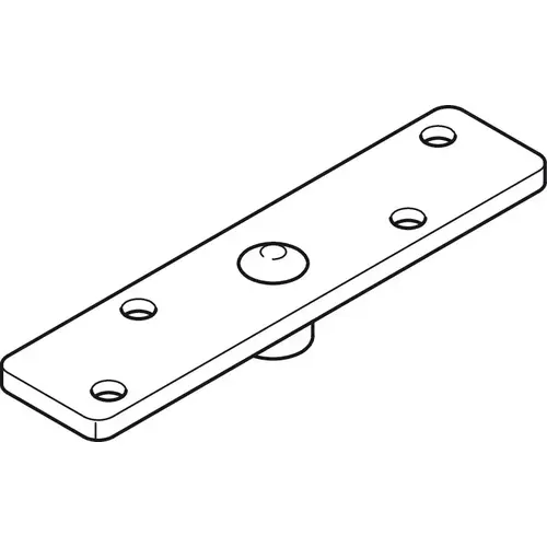 Bottom Guide, For Wood Doors Straightaway 100 Inox