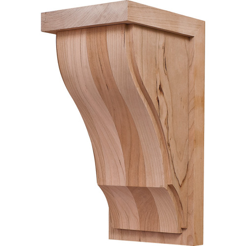 Corbel, 9" x 4 1/4" x 5" (H x W x D) Cherry Cherry Hannover Collection, Cherry Unfinished