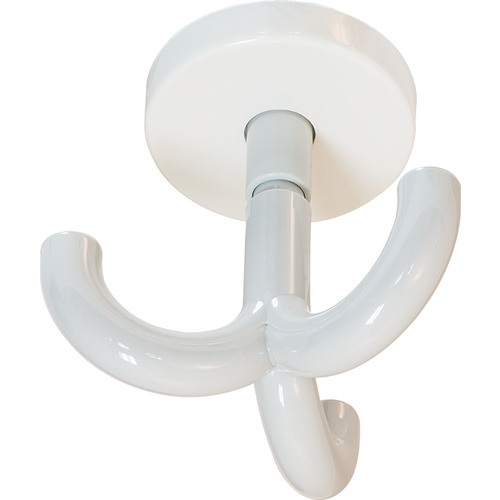 Triple Ceiling Hook, HEWI, Polyamide, White Base Hewi, Light gray Light gray