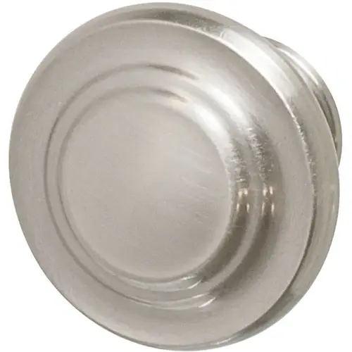 Knob, Inspirations, BP1586G10 Zinc alloy, matt, Nickel plated, Height: 25 mm, Knob diameter: 33 mm Nickel plated, matt