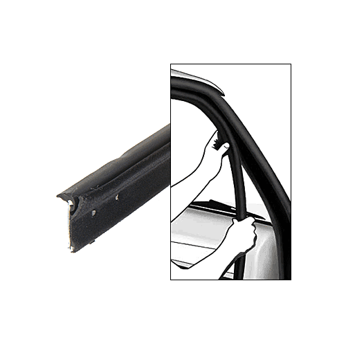 1983-92 Ford Ranger (With Vent Window) Inner and Outer Driver Side and Passenger Side Belt Weatherstrip- 4 PC Kit