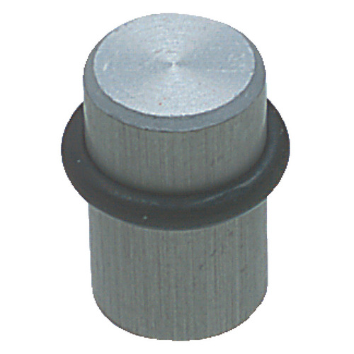 Knob Aluminum, anodized, Silver colored, Height: 16 mm, Knob diameter: 10 mm Silver colored, anodized