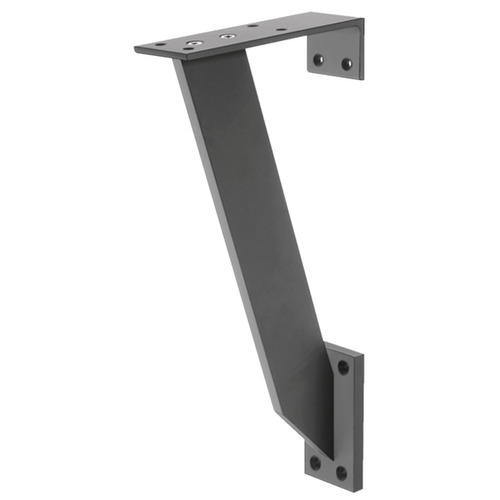 Countertop Support, Aluminum, Rectangular Flat Silver colored matt anodized E6/EV1 Silver colored, Anodized E6/EV1, Matt