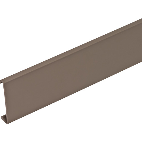 Wall Rail Cover Strip, for Wall Rail, 290.11.901/907 93" Gray, 93" length