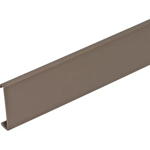 Wall Rail Cover Strip, for Wall Rail, 290.11.901/907 93" Gray, 93" length - pack of 25