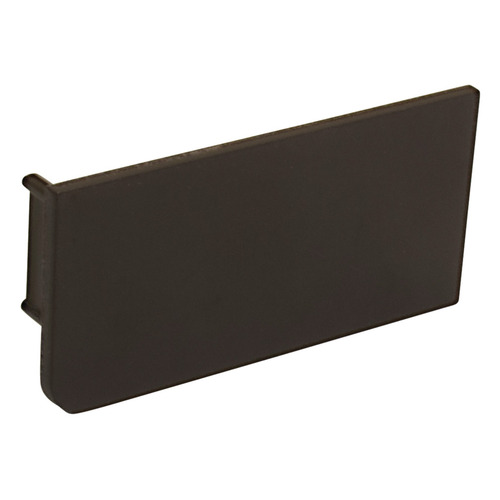 L-Cap, Rectangle, Plastic Venice Collection, Left, dark bronze Dark bronze