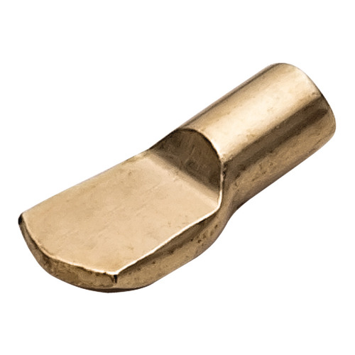 Shelf Support, diameter 1/4" Brass-plated brass plated