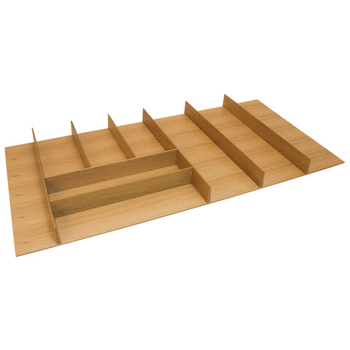 Large Cutlery Tray, Fineline 36" 33 9/16" White oak, 853 mm width