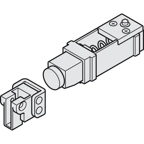 Track Stopper, Slido D-Line11 additional set for 50P-120P, 50C-120C, 50I-120I 176 lbs 80 kg