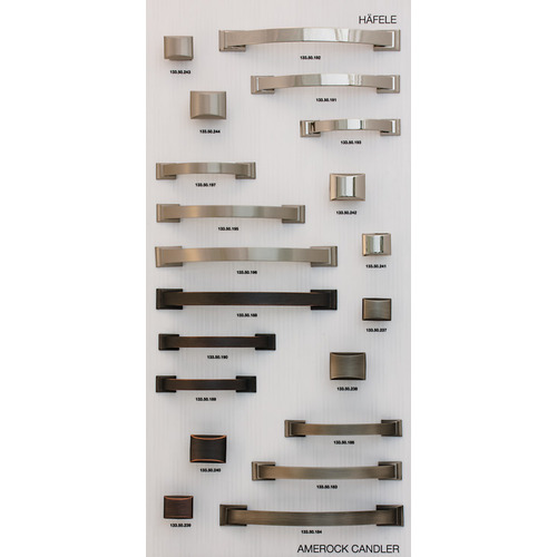 Decorative Hardware Display Board, White #117 (Amerock with Keku) #117 (Amerock with Keku) White