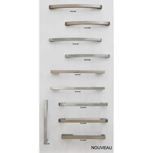 Decorative Hardware Display Board, White #155 (Nouveau) #155 (Nouveau) White