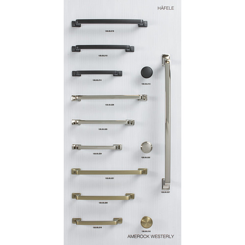 Decorative Hardware Display Board, White #188 (Amerock with Keku) #188 (Amerock with Keku) White