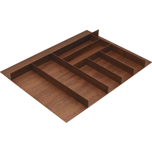 Large Cutlery Tray, Fineline 30" 27 5/8" Walnut, 702 mm width