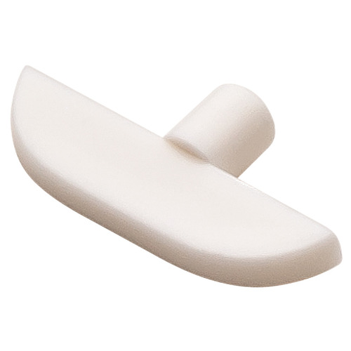 Shelf Support, diameter 5 mm Provides invisible mounting for grooved shelf, White