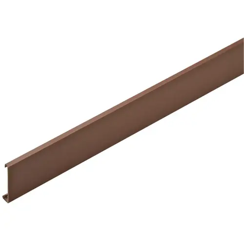 Wall Rail Cover Strip, for Wall Rail, 290.11.901/907 93" Brown, 93" length - pack of 25