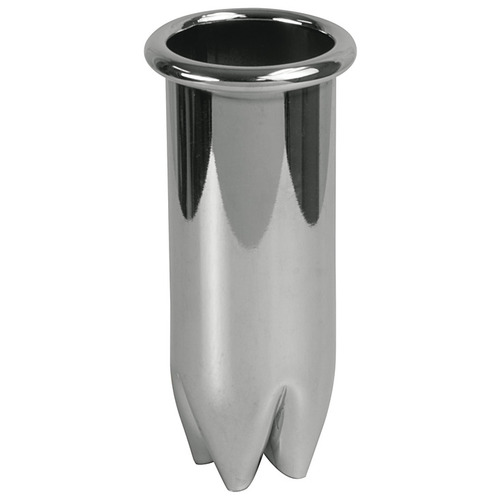 Utility Grommet diameter 51 mm x 145 mm crimped bottom chrome plated