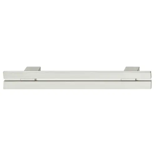 Furniture handle, Zinc 192 252 x 27 mm H2360 Collection, satin/brushed nickel, 192 mm CTC nickel plated, brushed