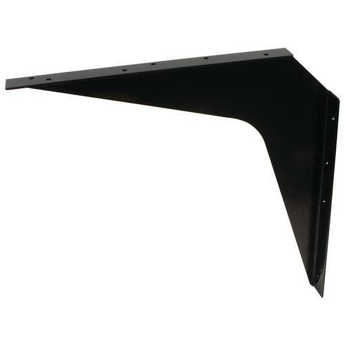 Rigid Bracket, Large Size with Cut-Outs for Wire Management 15" 21" 21" x 15" (L x H), Black Black, powder coated - pack of 6