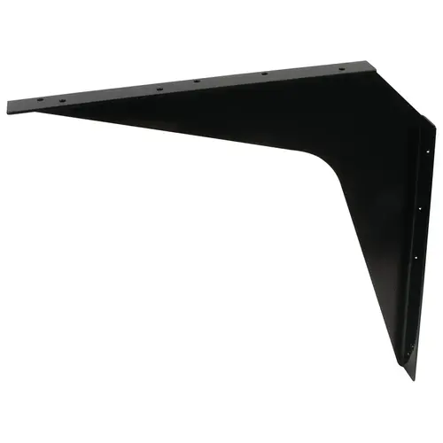 Rigid Bracket, Large Size with Cut-Outs for Wire Management 12" 18" 18" x 12" (L x H), Black Black, powder coated