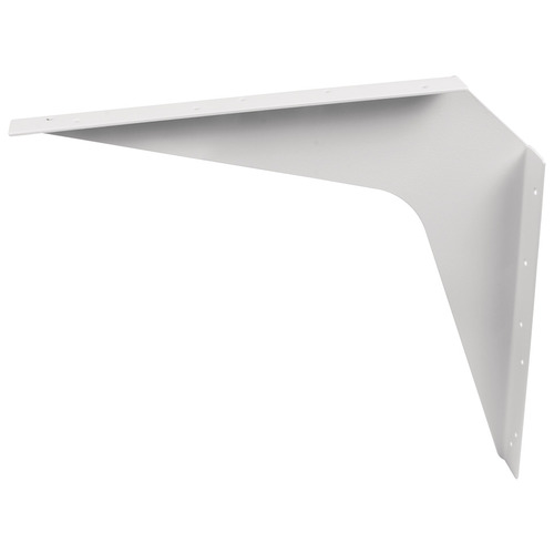 Rigid Bracket, Large Size with Cut-Outs for Wire Management 21" 21" 21" x 21" (L x H), White White, powder coated - pack of 6