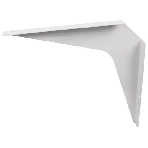 Rigid Bracket, Large Size with Cut-Outs for Wire Management 8" 12" 12" x 8" (L x H), White White, powder coated - pack of 10