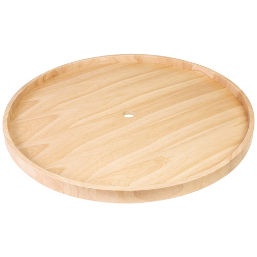 Full Round Lazy Susan, Elemental Wood 18" 18" diameter