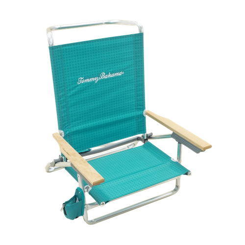 ShelterLogic SC590TB-310LWPDQ4 SL Tommy Bahama Lay Flat Chair 5 Positions - Teal