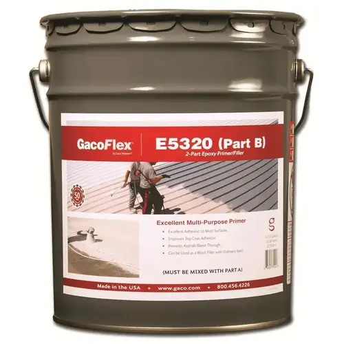 Gaco E-5320B-5 GacoFlex Epoxy Primer/Filler Part-B 5-Gallon