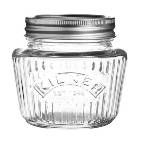 TYPHOON HOMEWARES LLC 0025.706U Glass Canning Jar Vintage Round 8.5-oz