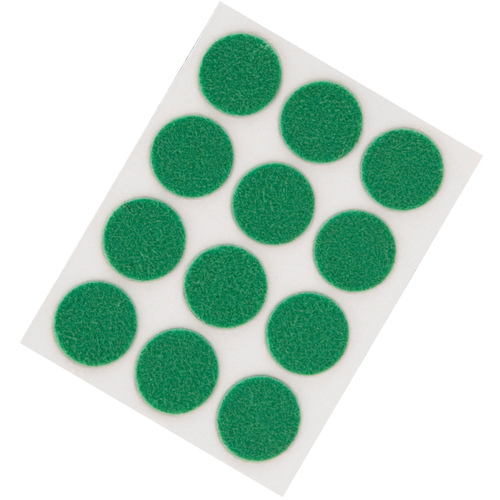 Shepherd - Floor Products 4614995N 3/4" Self-Stick Felt Pads, Round, Green