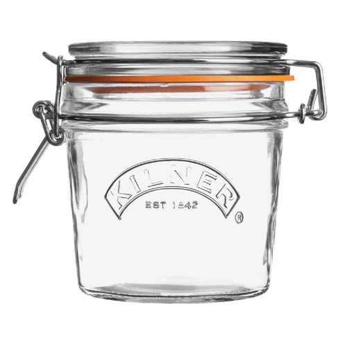 Clip Top Glass Canning Jar Round 12-oz