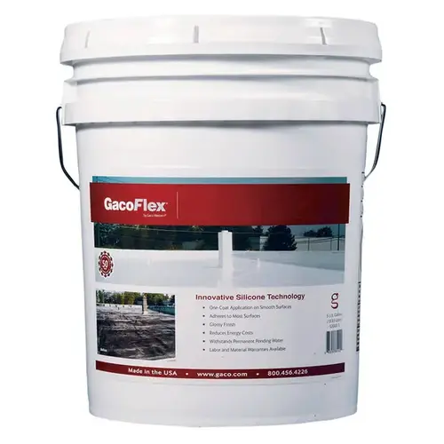 Gaco S2022 GACOFLEX 100% SILICONE COATING SOLVENT-FREE GRAY 5-GALLON
