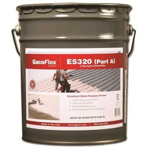 Gaco E-5320A-5 GacoFlex Epoxy Primer/Filler Part-A 5-Gallon