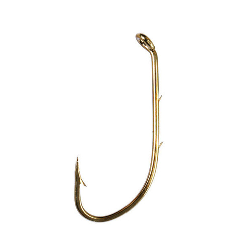 Eagle Claw Fishing Tackle 181A-6 Baitholder Down Eye Offset 181A-6 (Bronze)