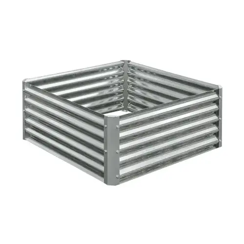ShelterLogic RBG353517 SL Raised Garden Bed - Galvanized 35x35x17