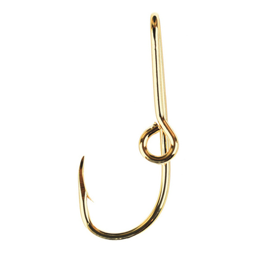 Eagle Claw Fishing Tackle 155A-GOLD Eagle Claw Hook/Tie Clasp - Gold