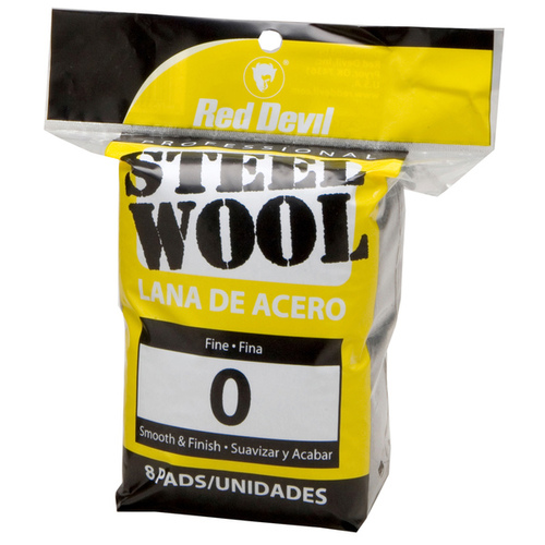 Red Devil 0323 0 Grade Steel Wool pack of 8