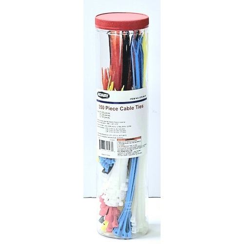 Sourcelink Agway Private Label 07016626 CABLE TIE CANISTER 350PC ASSORTED