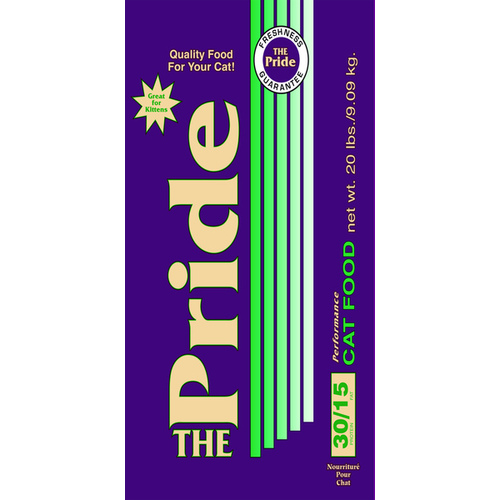 The Pride Pet Food D-PR20C The Pride Cat Food - Performance 30/15 - 20-lbs