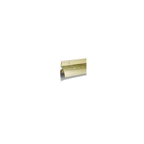 Thermwell Products U36SN L-Shaped Door Bottom With Dripcap DCV 50, 36", Satin Nickel