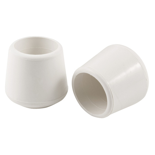 Rubber Furniture Tip White 1-1/8