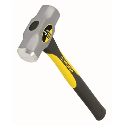 Engineer Sledge Hammer Double-Face Steel 4-lbs with Fiberglass Handle 15"