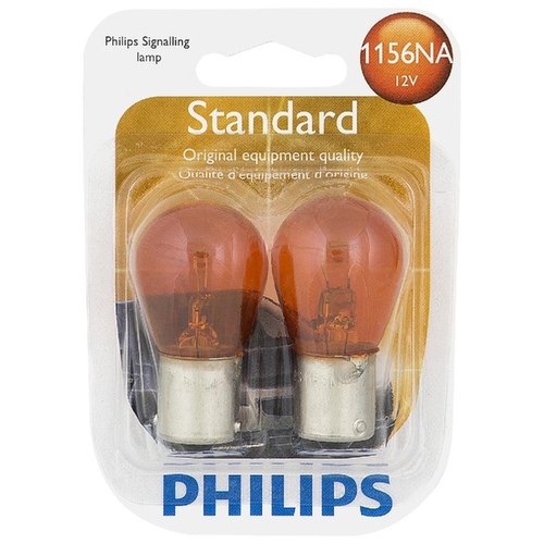 Prime Automotive Warehouse PHIL1156NAB2 Automotive Light Bulb 1156NA (Amber) pack of 2