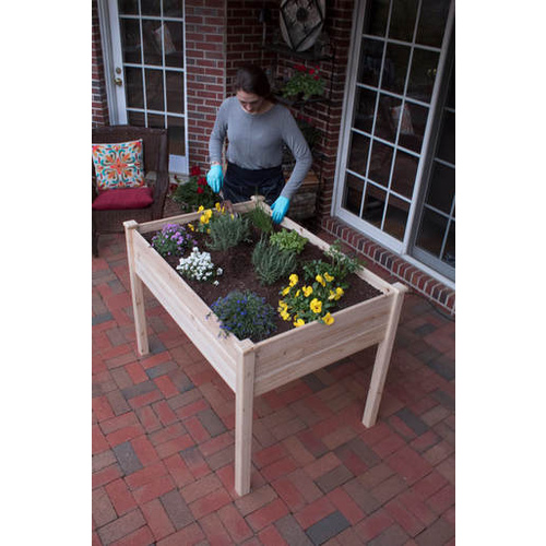 Master Gardner 99930496 Wooden Garden Table 36" x 24" x 35"