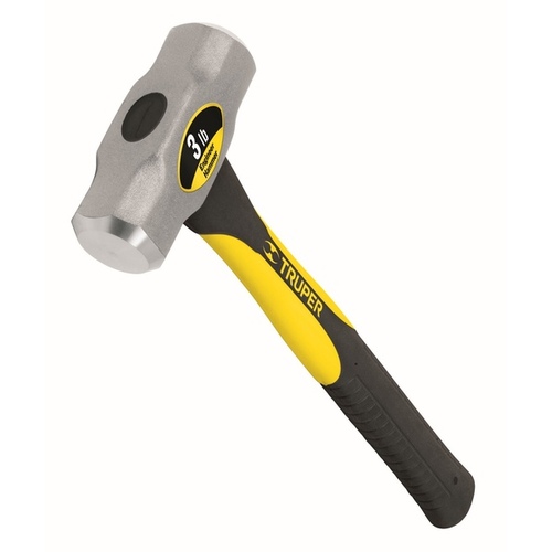 Engineer Sledge Hammer Double-Face Steel 3-lbs with Fiberglass Handle 15"