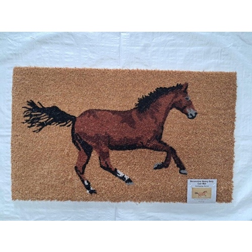 Flexgard Coco Entrance Mat with Galloping Horse